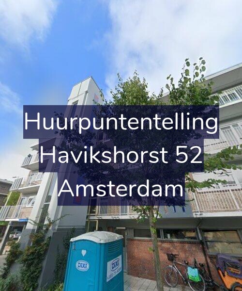 Foto gevel Huurpuntentelling voor Havikshorst 52, Amsterdam