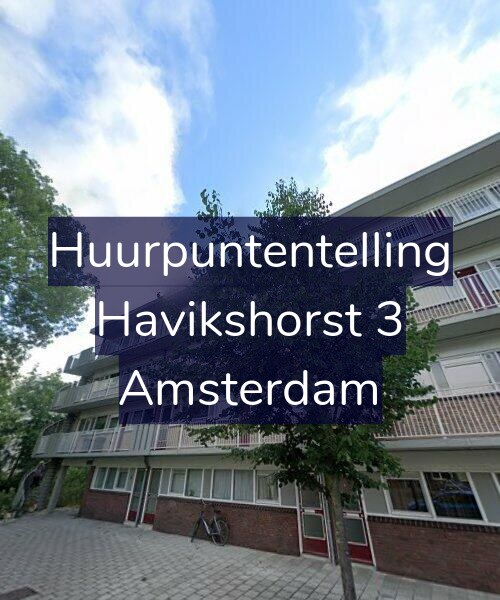 Foto gevel Huurpuntentelling voor Havikshorst 3, Amsterdam