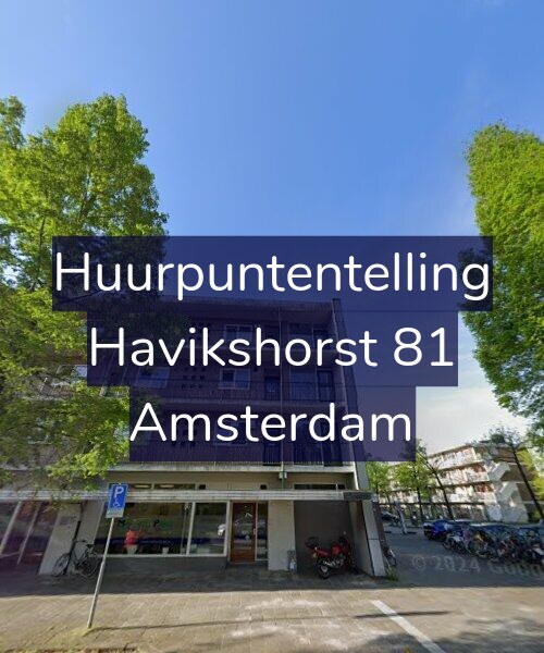 Foto gevel Huurpuntentelling voor Havikshorst 81, Amsterdam