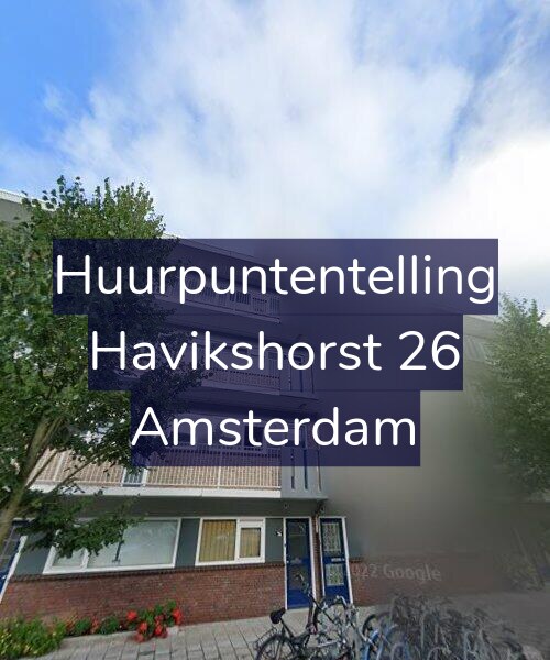 Foto gevel Huurpuntentelling voor Havikshorst 26, Amsterdam