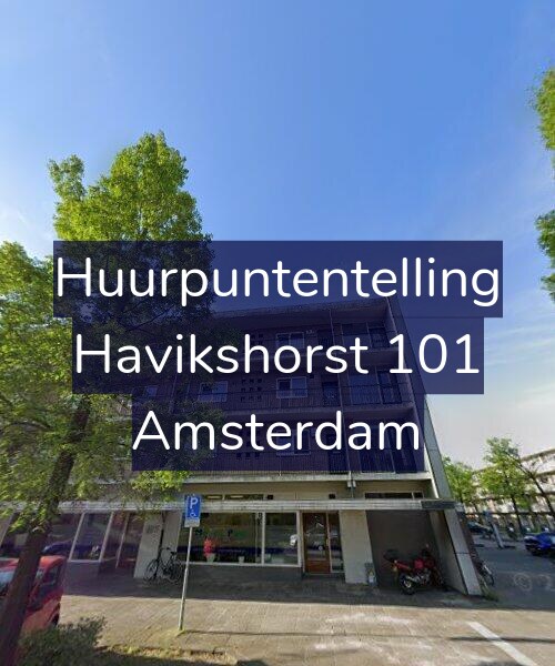 Foto gevel Huurpuntentelling voor Havikshorst 101, Amsterdam