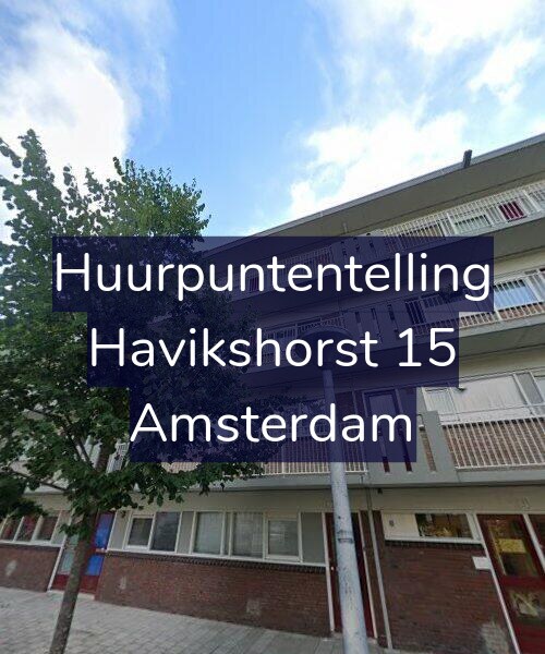 Foto gevel Huurpuntentelling voor Havikshorst 15, Amsterdam