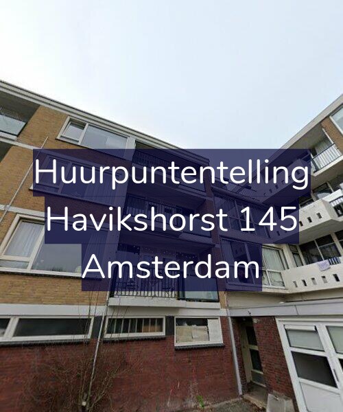 Foto gevel Huurpuntentelling voor Havikshorst 145, Amsterdam