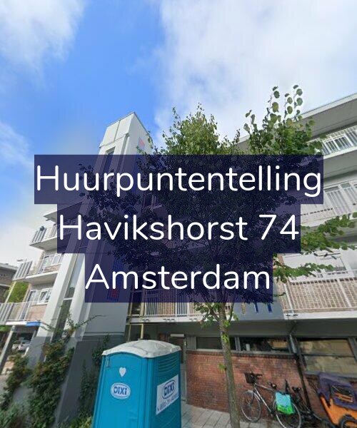 Foto gevel Huurpuntentelling voor Havikshorst 74, Amsterdam