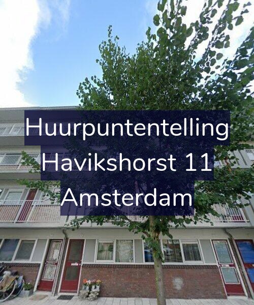 Foto gevel Huurpuntentelling voor Havikshorst 11, Amsterdam