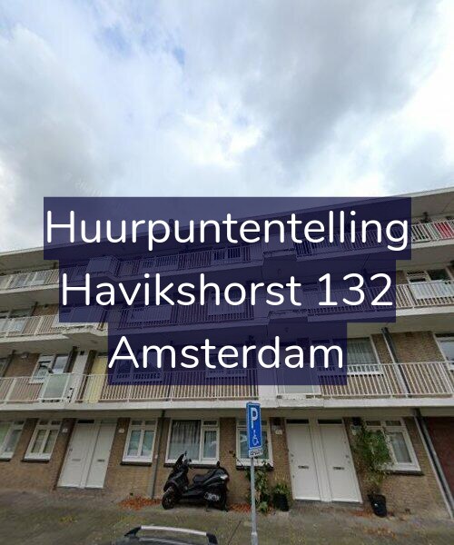 Foto gevel Huurpuntentelling voor Havikshorst 132, Amsterdam