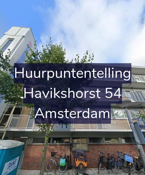 Foto gevel Huurpuntentelling voor Havikshorst 54, Amsterdam