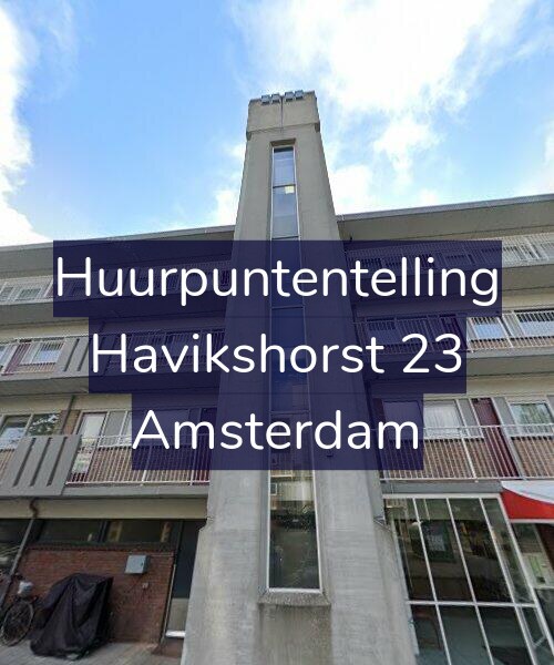 Foto gevel Huurpuntentelling voor Havikshorst 23, Amsterdam