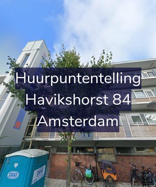 Foto gevel Huurpuntentelling voor Havikshorst 84, Amsterdam