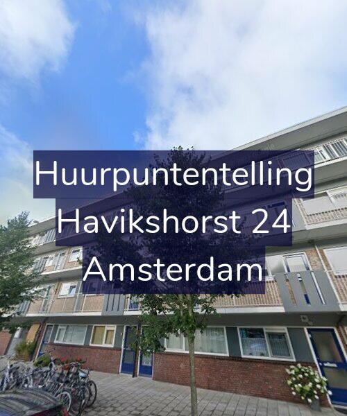 Foto gevel Huurpuntentelling voor Havikshorst 24, Amsterdam