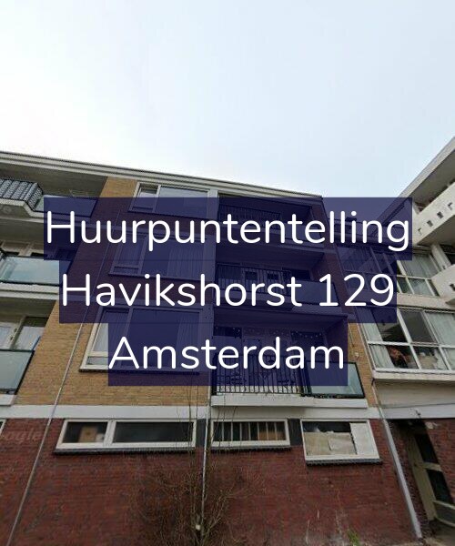 Foto gevel Huurpuntentelling voor Havikshorst 129, Amsterdam