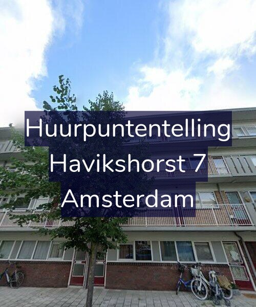 Foto gevel Huurpuntentelling voor Havikshorst 7, Amsterdam