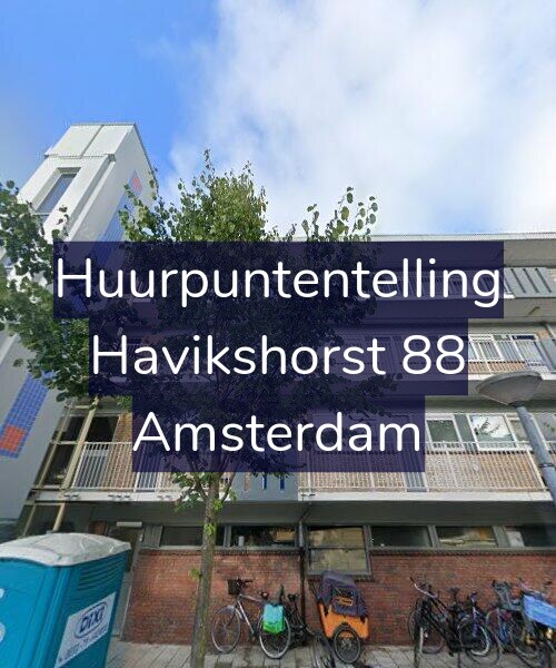 Foto gevel Huurpuntentelling voor Havikshorst 88, Amsterdam