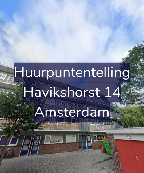 Foto gevel Huurpuntentelling voor Havikshorst 14, Amsterdam