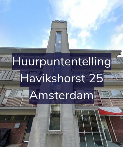 Foto gevel Huurpuntentelling voor Havikshorst 25, Amsterdam