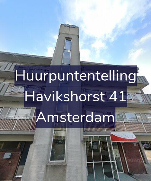 Foto gevel Huurpuntentelling voor Havikshorst 41, Amsterdam
