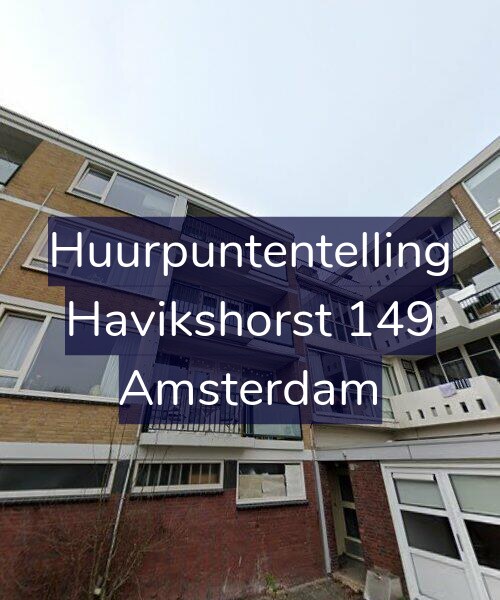 Foto gevel Huurpuntentelling voor Havikshorst 149, Amsterdam