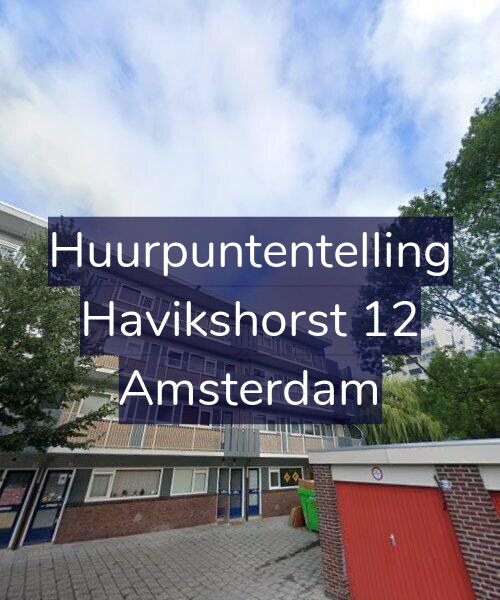Foto gevel Huurpuntentelling voor Havikshorst 12, Amsterdam