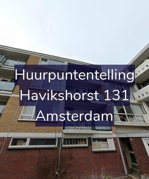 Foto gevel Huurpuntentelling voor Havikshorst 131, Amsterdam