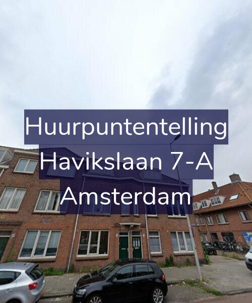 Foto gevel Huurpuntentelling voor Havikslaan 7-A, Amsterdam