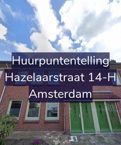 Foto gevel Huurpuntentelling voor Hazelaarstraat 14-H, Amsterdam