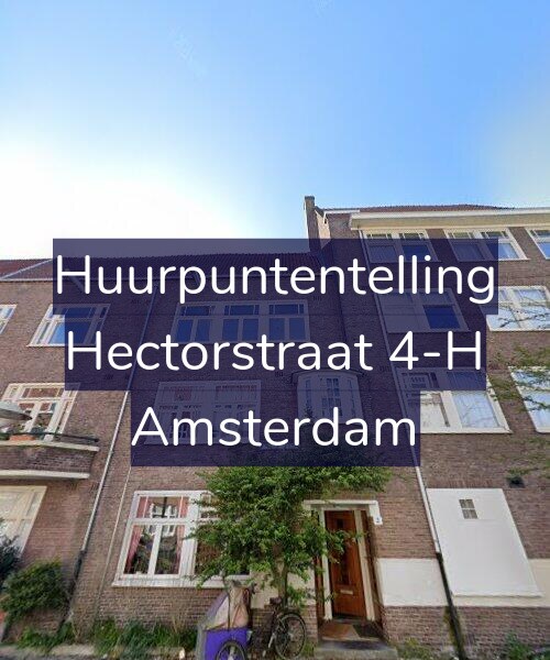 Foto gevel Huurpuntentelling voor Hectorstraat 4-H, Amsterdam