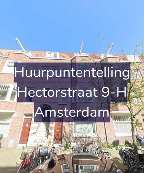 Foto gevel Huurpuntentelling voor Hectorstraat 9-H, Amsterdam