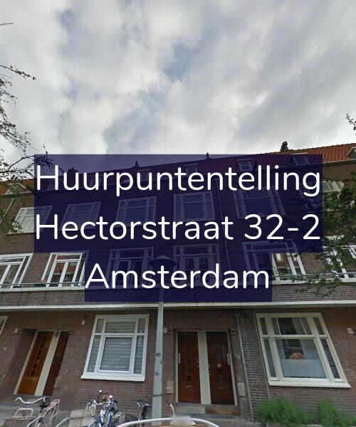 Foto gevel Huurpuntentelling voor Hectorstraat 32-2, Amsterdam