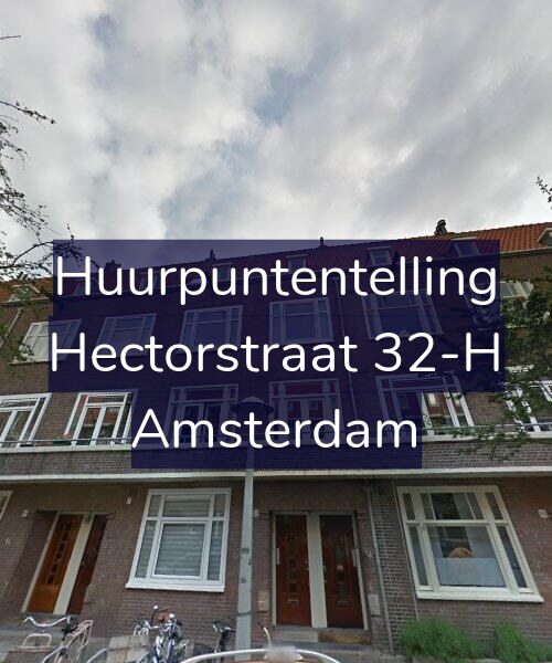 Foto gevel Huurpuntentelling voor Hectorstraat 32-H, Amsterdam