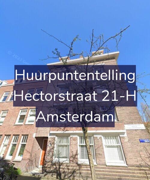 Foto gevel Huurpuntentelling voor Hectorstraat 21-H, Amsterdam