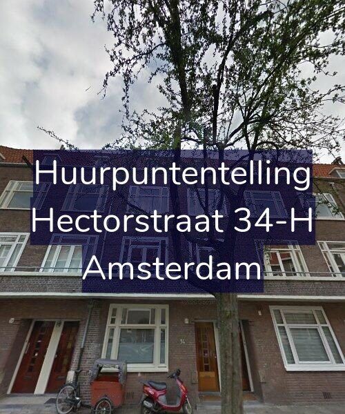Foto gevel Huurpuntentelling voor Hectorstraat 34-H, Amsterdam