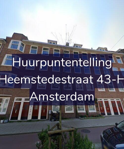 Foto gevel Huurpuntentelling voor Heemstedestraat 43-H, Amsterdam
