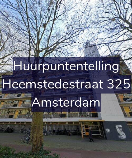 Foto gevel Huurpuntentelling voor Heemstedestraat 325, Amsterdam