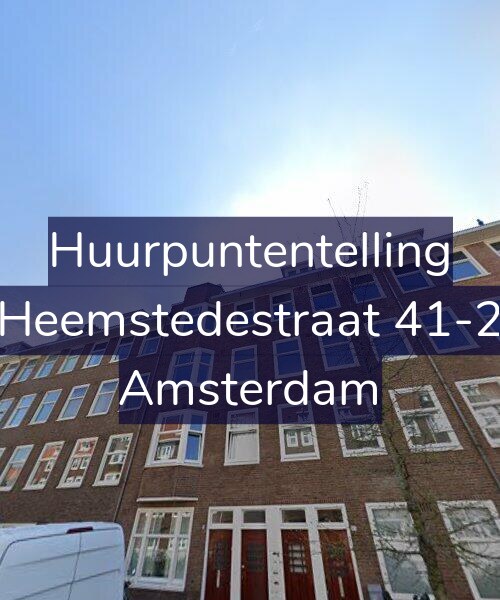 Foto gevel Huurpuntentelling voor Heemstedestraat 41-2, Amsterdam