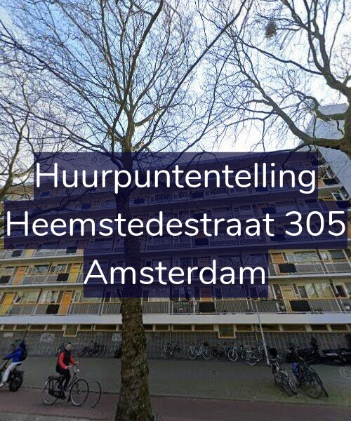 Foto gevel Huurpuntentelling voor Heemstedestraat 305, Amsterdam