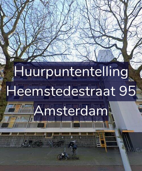 Foto gevel Huurpuntentelling voor Heemstedestraat 95, Amsterdam