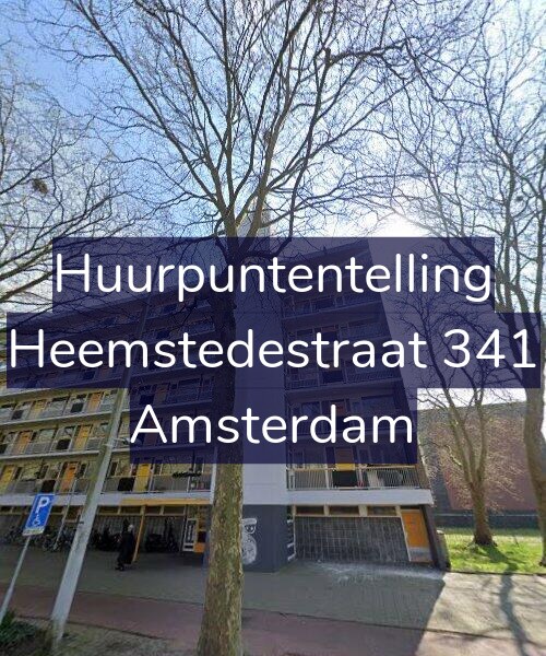 Foto gevel Huurpuntentelling voor Heemstedestraat 341, Amsterdam