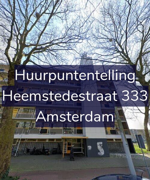 Foto gevel Huurpuntentelling voor Heemstedestraat 333, Amsterdam