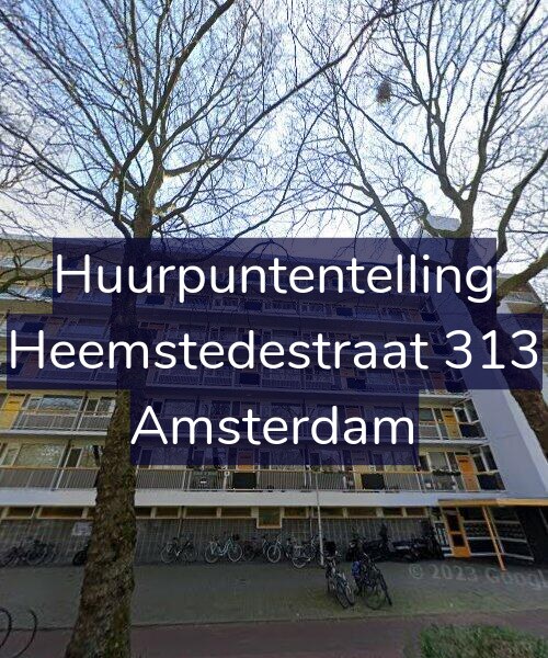 Foto gevel Huurpuntentelling voor Heemstedestraat 313, Amsterdam