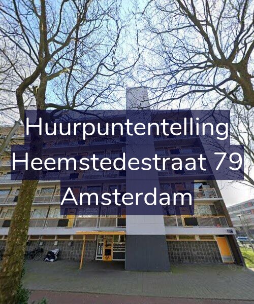 Foto gevel Huurpuntentelling voor Heemstedestraat 79, Amsterdam