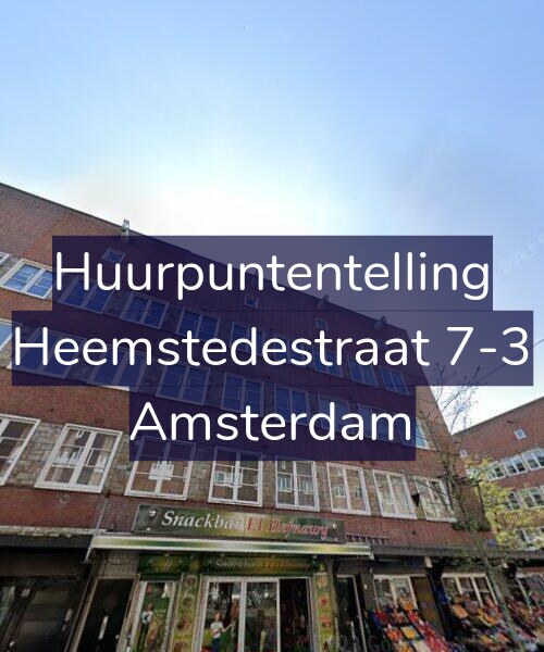 Foto gevel Huurpuntentelling voor Heemstedestraat 7-3, Amsterdam
