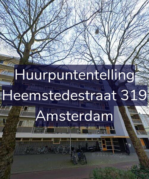 Foto gevel Huurpuntentelling voor Heemstedestraat 319, Amsterdam