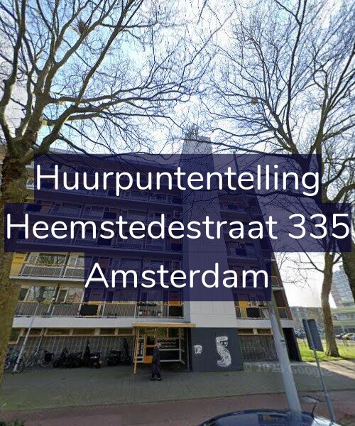 Foto gevel Huurpuntentelling voor Heemstedestraat 335, Amsterdam