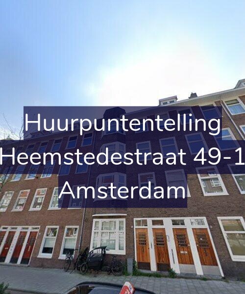 Foto gevel Huurpuntentelling voor Heemstedestraat 49-1, Amsterdam