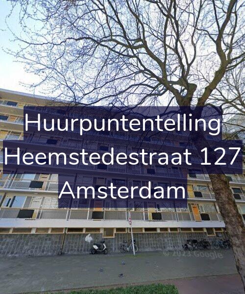 Foto gevel Huurpuntentelling voor Heemstedestraat 127, Amsterdam