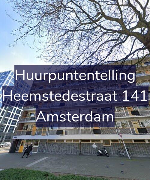 Foto gevel Huurpuntentelling voor Heemstedestraat 141, Amsterdam
