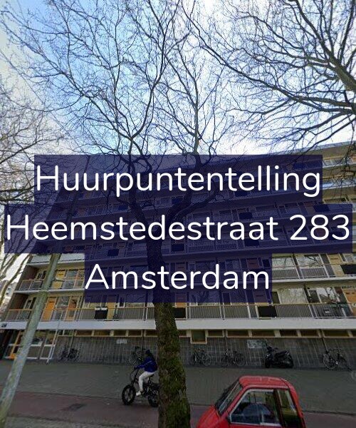 Foto gevel Huurpuntentelling voor Heemstedestraat 283, Amsterdam