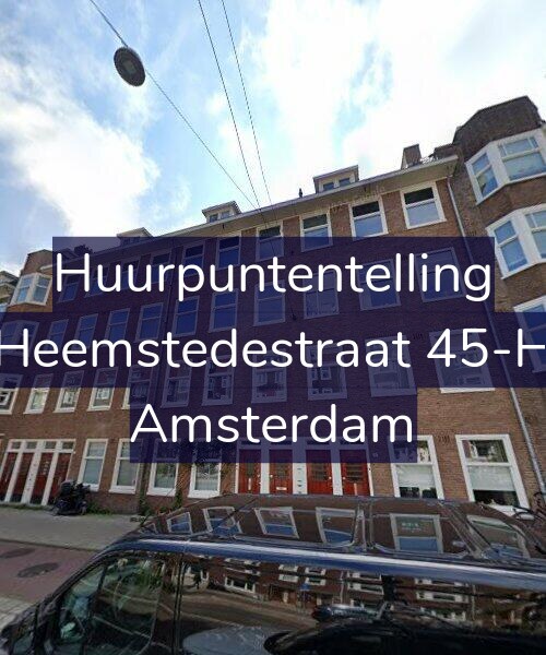 Foto gevel Huurpuntentelling voor Heemstedestraat 45-H, Amsterdam