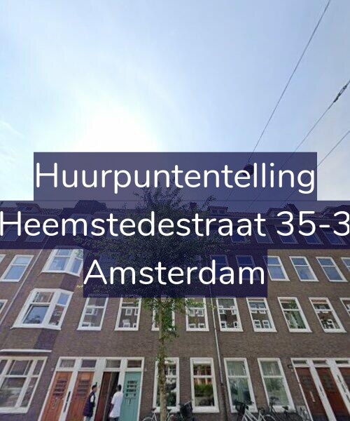 Foto gevel Huurpuntentelling voor Heemstedestraat 35-3, Amsterdam
