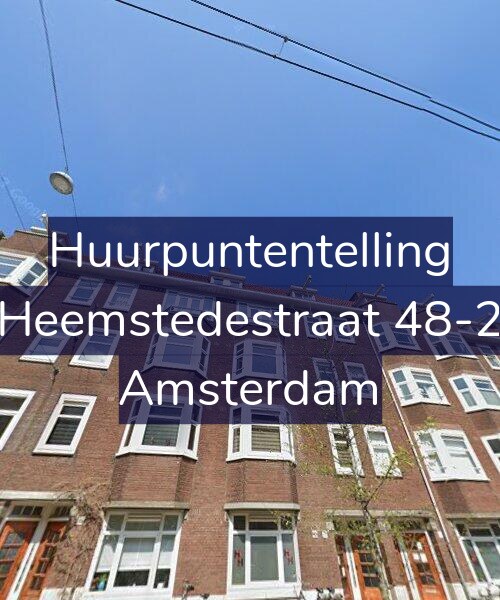 Foto gevel Huurpuntentelling voor Heemstedestraat 48-2, Amsterdam